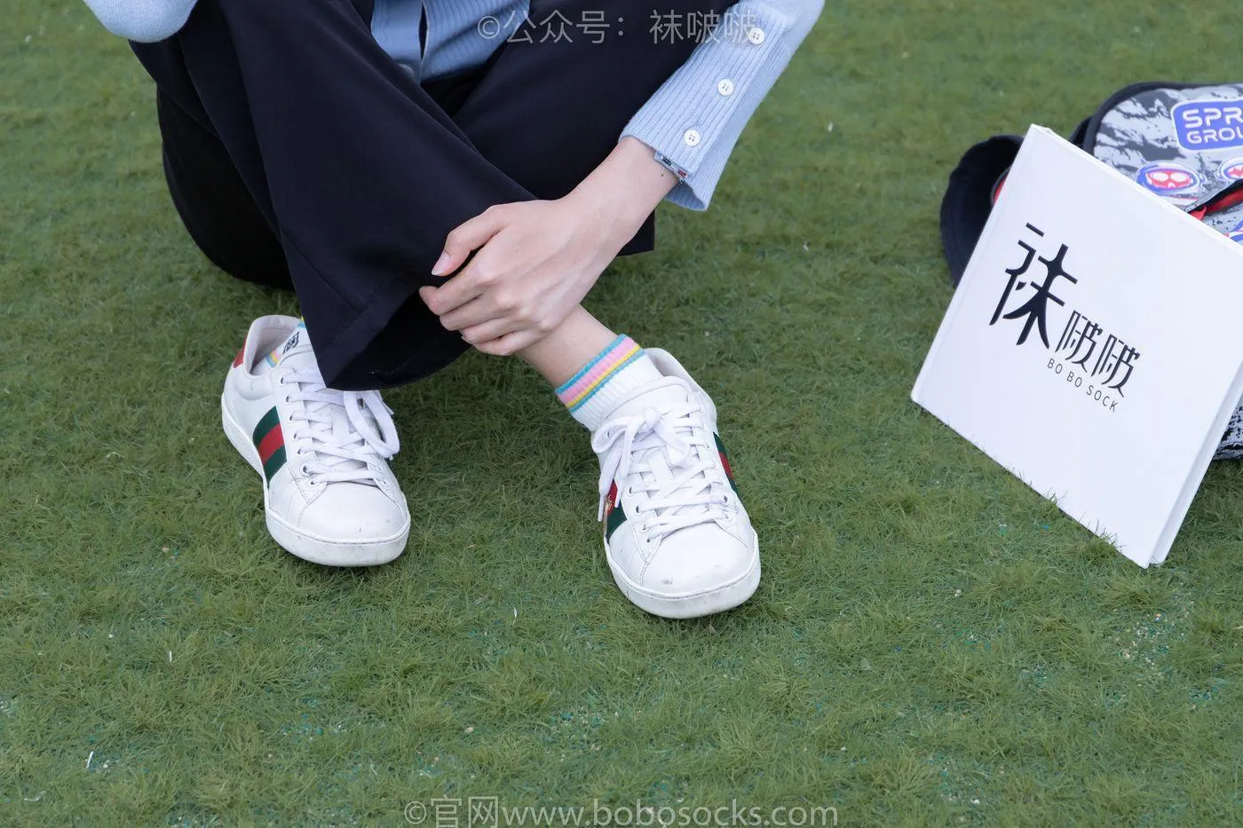 [BoBoSocks袜啵啵]NO.021 泡芙-板鞋、白棉袜、裸足 [131P]插图5